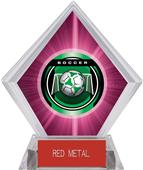 2" Legacy Soccer Pink Diamond Ice Trophy 2" Legacy Soccer Pink Diamond Ice Trophy