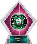 Awards Legacy Soccer Pink Diamond Ice Trophy