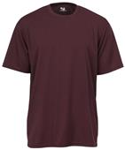Badger Mens B-Core Short Sleeve Performance Tees MAROON Primary