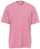 Badger Mens B-Core Short Sleeve Performance Tees PINK Primary
