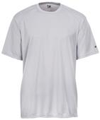 Badger Mens B-Core Short Sleeve Performance Tees SILVER Primary