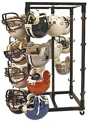 football helmet caet Champion Sports Heavy Duty Steel Cart with Swivel Casters Football Helmet Cart | Schools