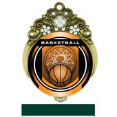 Hasty 3" Tiara Medal 2" Legacy Basketball Mylar Hasty 3" Tiara Medal 2" Legacy Basketball Mylar