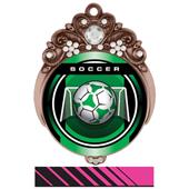 Hasty Awards 3" Tiara Medal Legacy Soccer Mylar Hasty Awards 3" Tiara Medal Legacy Soccer Mylar