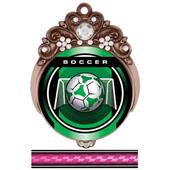 Hasty Awards 3" Tiara Medal Legacy Soccer Mylar