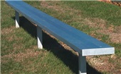 NRS Permanent Bench W/O Backrest In-Ground Mount