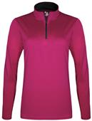 Badger Women/Girls B-Core 1/4 Zip Shirt