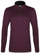 Badger Women/Girls B-Core 1/4 Zip Shirt