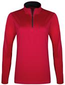 Badger Women/Girls B-Core 1/4 Zip Shirt