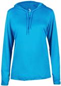 Badger Ladies' B-Core Long Sleeve Hood Tee