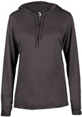 Badger Ladies' B-Core Long Sleeve Hood Tee