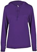 Badger Ladies' B-Core Long Sleeve Hood Tee