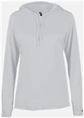 Badger Ladies' B-Core Long Sleeve Hood Tee