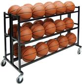 Athletic Specialties Double-Wide Welded Ball Cart