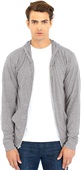 Royal Apparel Unisex ECO Tri Jersey Full Zip Hoody ECO TRI GREY Primary