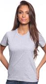 Royal Apparel Womens Short Sleeve Fine Jersey Tee HEATHER GREY Primary