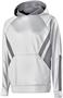  Adult Kangaroo Pocket, 2-Tone Hoodie (A4XL - White or Black) WHITE/CARBON Primary