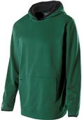Adult Heathered,  Front Pouch Pocket, Lined Hoodie (AXS, AS - Kelly,Red,Forest,Navy,Maroon) FOREST HEATHER Primary
