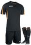 Joma Roma Soccer Jersey & Shorts SET BLACK/ORANGE FLUOR. Primary