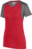 Augusta Sportswear Ladies Astonish Jersey 2517 RED/GRAPHITE Primary