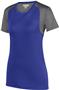 Augusta Sportswear Ladies Astonish Jersey 2517 PURPLE/GRAPHITE Primary