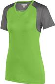 Augusta Sportswear Ladies Astonish Jersey 2517 LIME/GRAPHITE Primary