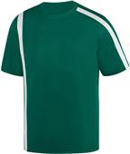 Augusta Men Youth Attacking Third Soccer Jersey DARK GREEN/WHITE Primary