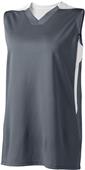 High Five Womens Half Court Basketball Jersey 332412 GRAPHITE/WHITE Primary