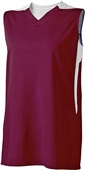High Five Womens Half Court Basketball Jersey 332412 MAROON/WHITE Primary