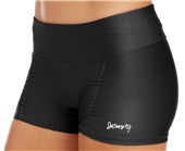 Women's Soft Block Ruched Spandex Volleyball 2.5" Shorts