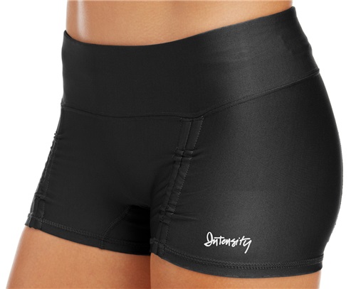 Women's Soft Block Ruched Spandex Volleyball 2.5" Shorts