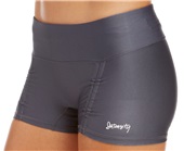 Women's Soft Block Ruched Spandex Volleyball 2.5" Shorts
