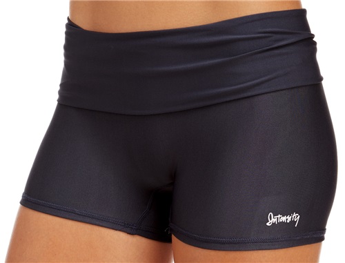 Womens Girls 2.5" Roll Shot Spandex Volleyball Shorts