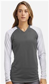 Women's Block Long Sleeve Volleyball Jersey