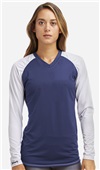 Women's Block Long Sleeve Volleyball Jersey