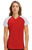 Women's Dink Ruched Cap Sleeve Volleyball Jersey