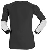 Girls Bump Long Sleeve V-Neck Volleyball Tee