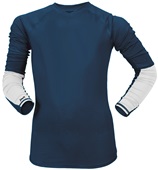 Girls Bump Long Sleeve V-Neck Volleyball Tee