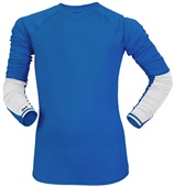 Girls Bump Long Sleeve V-Neck Volleyball Tee