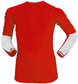 Girls Bump Long Sleeve V-Neck Volleyball Tee