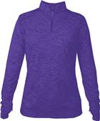 Badger Sport Tonal Blend Ladies 1/4 Zip Pullover