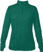 Badger Sport Tonal Blend Ladies 1/4 Zip Pullover