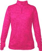 Badger Sport Tonal Blend Ladies 1/4 Zip Pullover