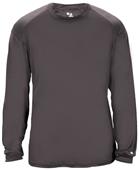 Badger Adult Youth Ultimate Softlock Long Sleeve Tee GRAPHITE Primary