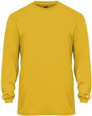 Badger Adult Youth Ultimate Softlock Long Sleeve Tee GOLD Primary