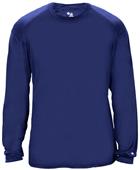 Badger Adult Youth Ultimate Softlock Long Sleeve Tee ROYAL Primary