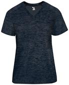 Badger Sport Ladies Tonal Blend Ladies V-Neck Tee