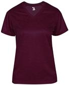 Badger Sport Ladies Tonal Blend Ladies V-Neck Tee