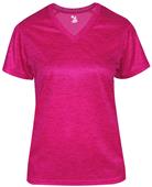 Badger Sport Ladies Tonal Blend Ladies V-Neck Tee