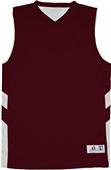 Badger B-Pivot Men Youth Reversible Basketball Tank Outside: MAROON/WHITE, Inside: WHITE/MAROON Primary